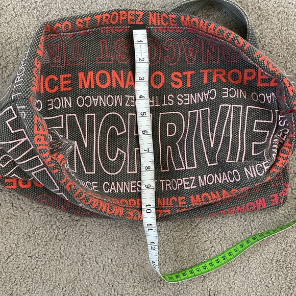 French Rivera Cotton Canvas Tote - Picture 4 of 9